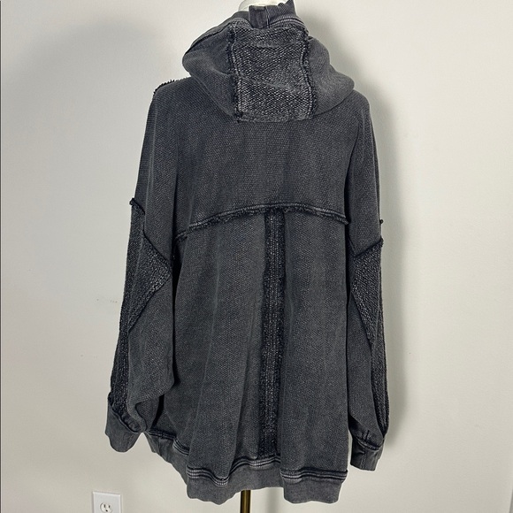 We The Free Forever Yours Cardi Faded Black Oversized Slouchy Cardigan Womens S - Picture 7 of 12